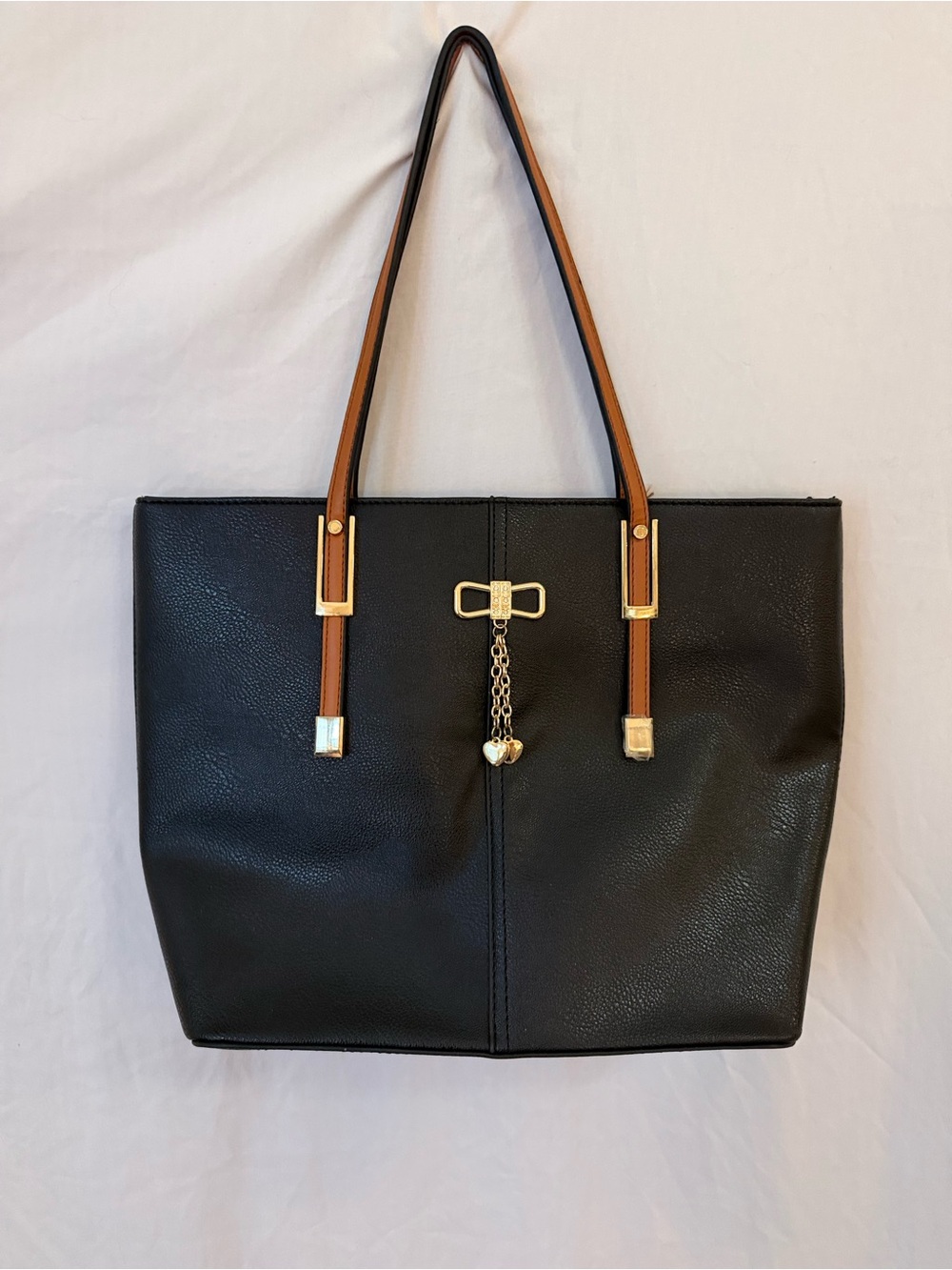 Wine Purse Hidden Spout Tote PortoVino Bella Vita Black Picnic Bag